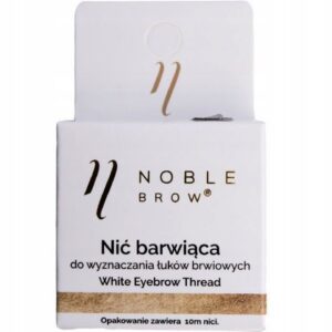 Nić barwiąca do brwi | Biała